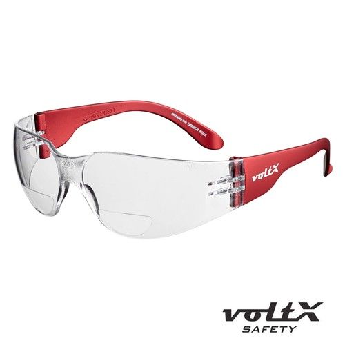 voltX GRAFTER BIFOCAL Safety Reading Glasses CLEAR, YELLOW & SMOKE UV400 Lens.