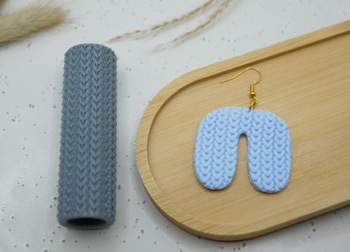 Knitting Texture Roller | For Jewellery Making – Polymer Clay Tools — image 4