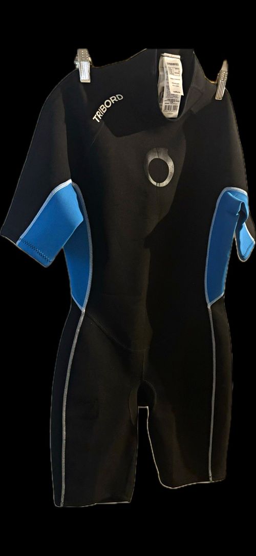 Tribord Men's Shorty Wetsuit Shorties Black/Blue Size M Wetsuits — image 1