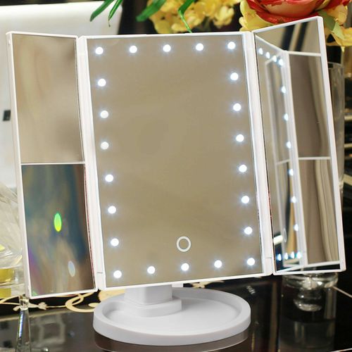 LED Folding Touch Screen Make up Mirror Magnifying Makeup Cosmetic Shaving 🎁 — image 15