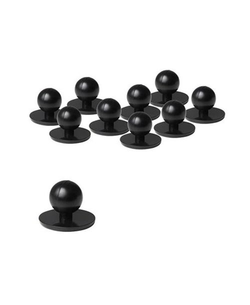 CHEF'S COAT JACKET BUTTONS/STUDS, BLACK OR WHITE, CHOOSE QUANTITY, ART N0517