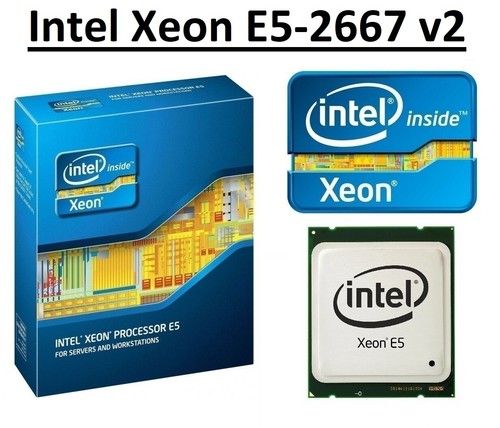 Intel Xeon E5-2667 v2 SR19W 3.3 - 4.0GHz, 25MB, 8 Core, Socket LGA2011, 130W CPU