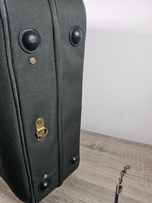 Vintage Antler Green Suit Carrier Garment Bag Travel Hanging Wardrobe Weddings — image 4