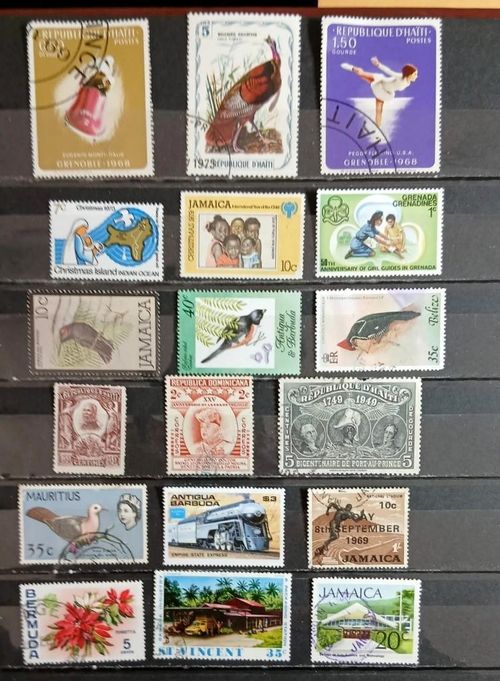 All Different Stamp Collection From The Caribbean Including Many Great Sets — image 5