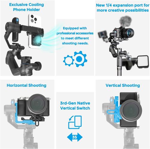 Used | Feiyu SCORP Mini 3 Pro Kit - Gimbal Stabilizer for Vlog Cameras — image 11