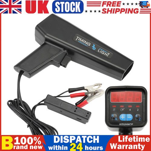 Digital Counter Engine Ignition Timing Light Ignition Timing Strobe Lamp Gun 12V