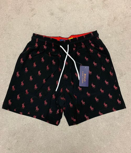All over Logo Classic Polo Hawaiian Boxer Ralph Lauren Swim Shorts for Men — image 1