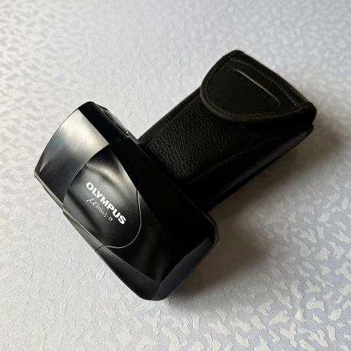 Olympus MJU II 35mm Camera – 35mm f/2.8 Lens - BATTERY LID SLIGHTLY BROKEN — image 6