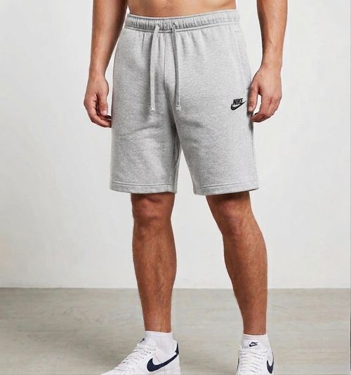 Nike Mens Shorts Club Jersey Shorts Gym Sports Knee Length Workout Bottoms — image 1