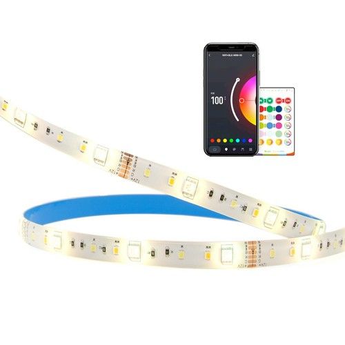 Smart LED Lights RGBIC Wifi APP Alexa Google Voice Control IR Remote Music Sync