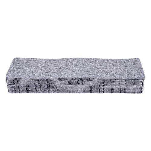 15 Pcs Stair Treads Carpet/Mats Non-Slip Self Adhesive Tape 8 x 30" w/TPR Gray — image 19