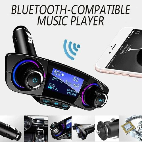 Bluetooth Wireless Car MP3 FM Transmitter AUX Audio Stereo Adapter 2 USB Charger — image 10