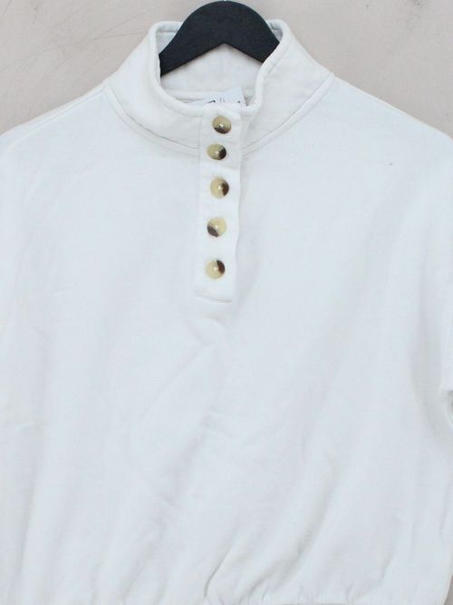 Hush Women's Hoodie XS White 100% Cotton Pullover — image 3