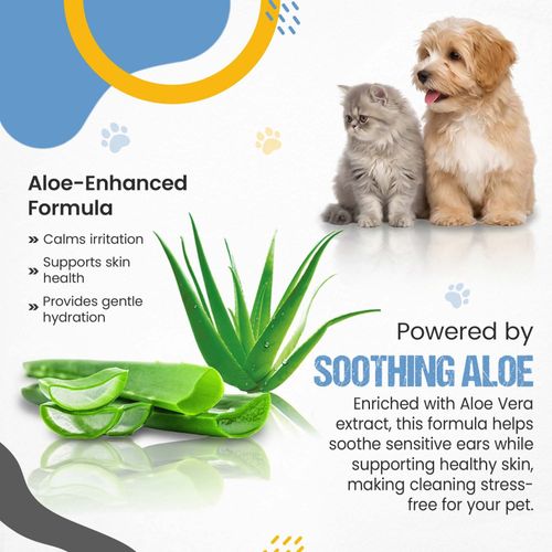 Ani-Safe Dog and Cat Ear Drops, 120ml, Cleanser, Aloe Vera wax blocked ears UK — image 5
