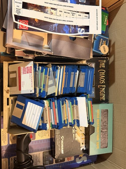 Boxed Commodore Amiga 500 - Loads Of Box Games - Floppy’s Etc… Untested Read Adv — image 6