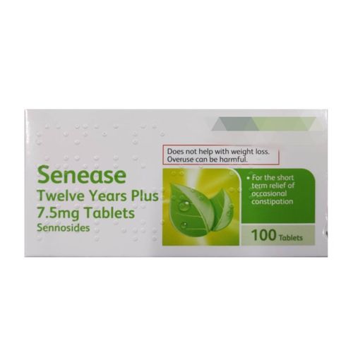 Senna 7.5mg Tablets - Senease Stimulant Laxative - 100 Tabs (like Senokot) — image 4
