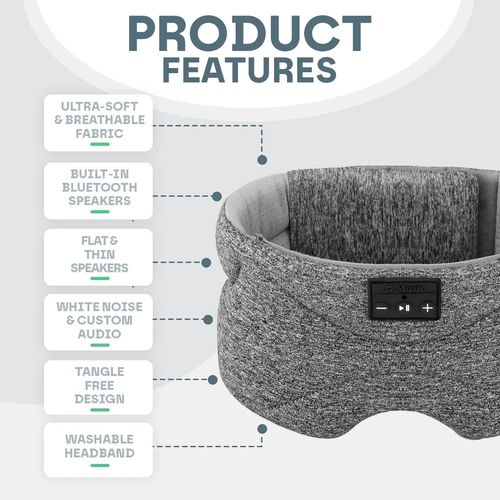 Smart Bluetooth 360° Eye Mask – Wireless Sleep Headband with Speakers — image 11