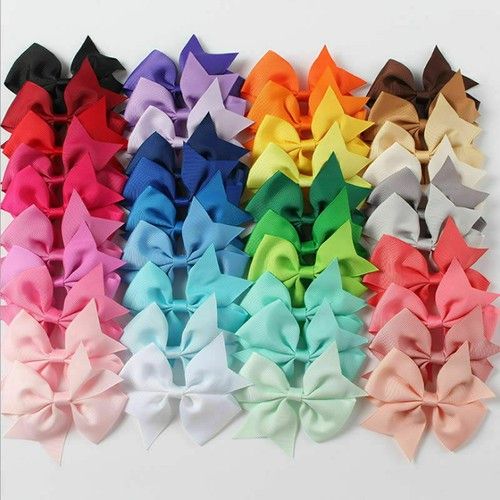 20/40PCS Kids Baby Girls Bow Hair Clip Children Toddler Flowers Hair Accessories