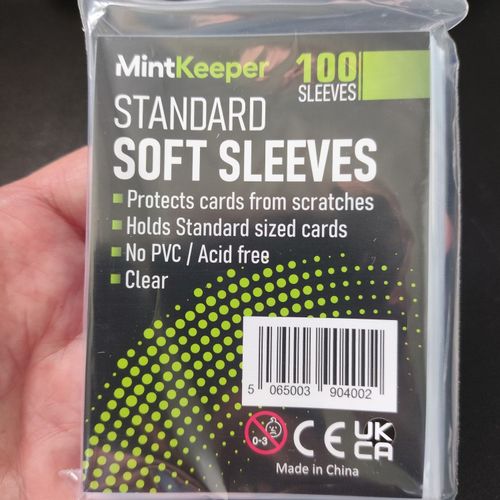 1000x MintKeeper Clear Standard Size Trading Card Penny Soft Sleeves Pokemon/MTG — image 4