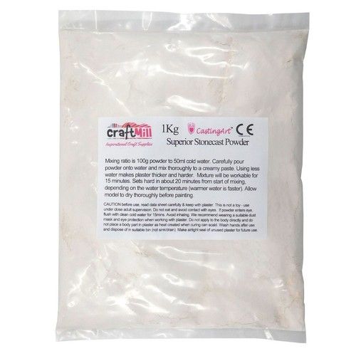 CASTING PLASTER OF PARIS - choose - FINE or EXTRA HARD STONE PLASTER - FREE POST