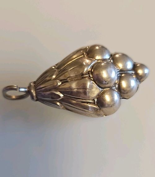 Antique Sterling Silver Baby Teething Rattle (No Bone Ring) — image 4