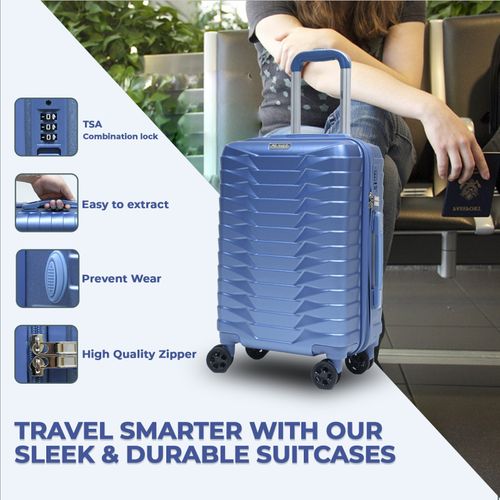 Hard Shell Suitcase Premium Lightweight Cabin Check In Luggage 4 Wheel TSA Lock — image 8