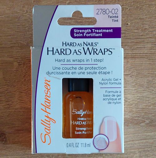 Sally Hansen Hard As Nails Hard As Wraps Nail Strengthener Cherry 11.8ml