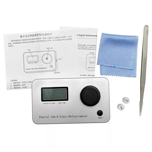 Digital Gem Refractometer Gemstone Diamond Refractive Index Inspection Tester — image 5