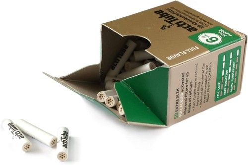 Actitube Extra Slim Gold 6 Mm Activated Carbon Filter 1 X Box of 50 = 50 Filter
