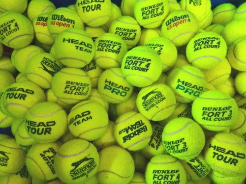 15 or 30 Used Tennis Balls. All Branded Balls. Head, Wilson, Dunlop, Slazenger