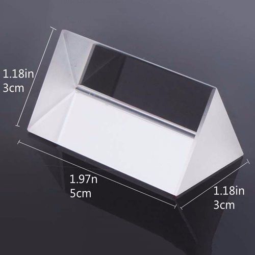 Kids Physics Stem Learning Science Toy Glass Reflecting Triangular Color Prism — image 2