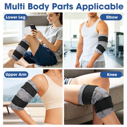 Reusable Knee SAP Ice Pack Hot Cold Compress Pain Relief Wrap Support Pad UK — image 15