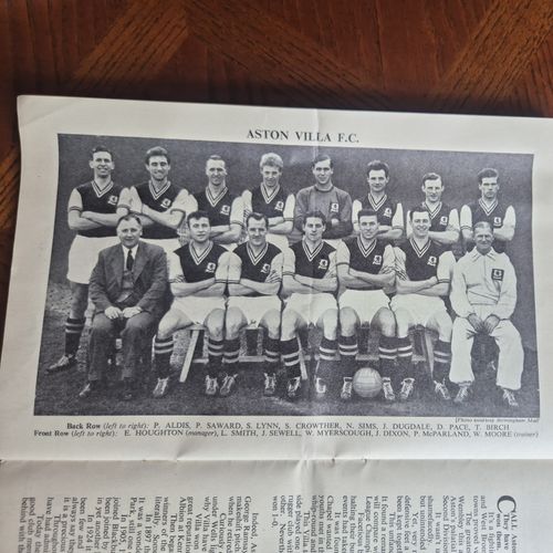 FA CUP FINAL PROGRAMME 1957 Aston Villa v Manchester United - score noted inside — image 10
