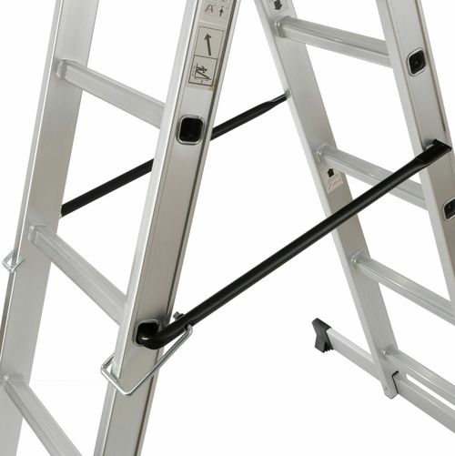 3-in-1 Large Scaffold Tower Working Platform Folding Ladder Decorator Work Bench — image 4