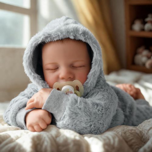 Realistic Reborn Baby Dolls Boy 20Inches Lifelike Baby Doll with Full Body Vinyl — image 3