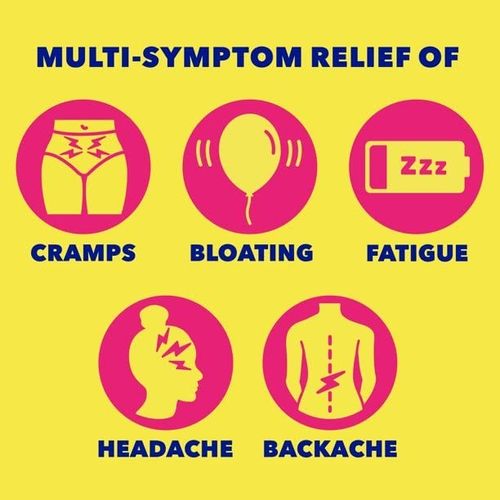Midol Complete Menstrual Pain Relief Caplets with Acetaminophen for Period — image 2
