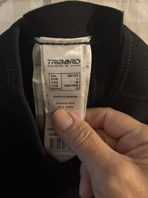 Tribord Men's Shorty Wetsuit Shorties Black/Blue Size M Wetsuits — image 3