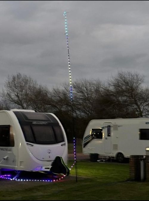 10M Dream Chasing Led Flagpole Light String Bulbs USB, Remote or App Controlled