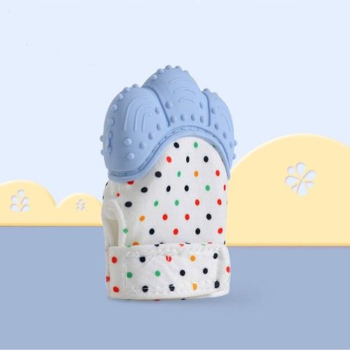 Teething Mitten Baby Teether Food Grade Silicone BPA Free Safe Mitts Brand New