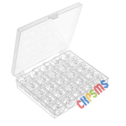 Sewing Machine Bobbins with Case fit for Brother Singer Janome Kenmore Babylock+