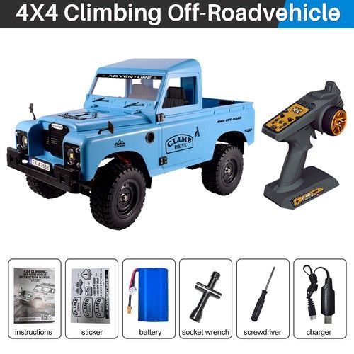 9IMOD RC Crawler 1:10 4WD Dual Speed 380 Motor Off-Road Truck Remote Control