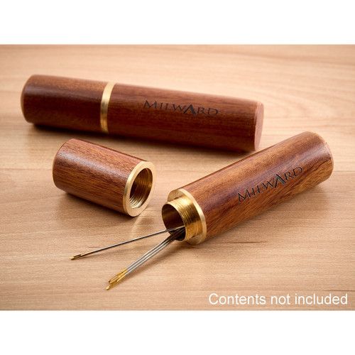 Milward Wooden Needle Holder & Pin Case -Needle Storage Crafts Sewing Embroidery