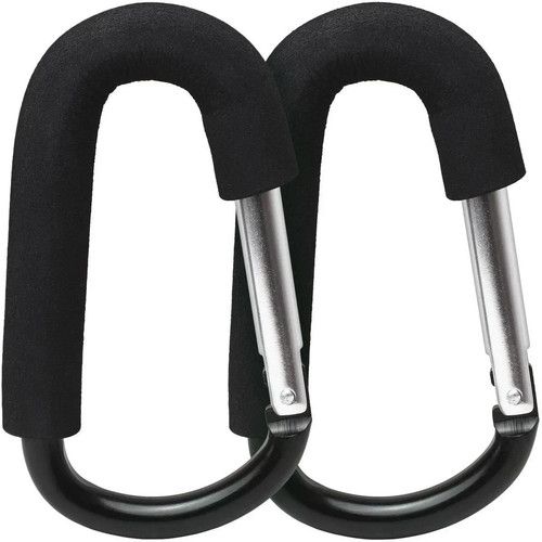 1 p Carabiner Baby Buggy Clips Pram Bag Hooks Pushchair Buggies Stroller Walker.