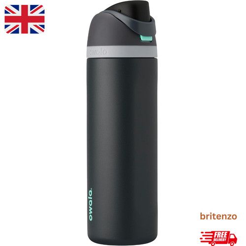 Owala Insulated Stainless Steel Water Bottle FreeSip Straw Travel Flask 710m
