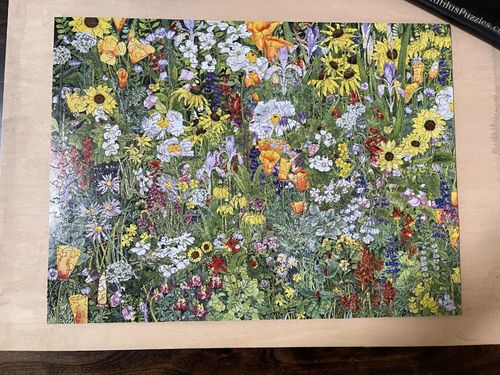 Nautilus Wooden Puzzle-Wildflower Tapestry  506 pcs by Bambi Papais — image 2