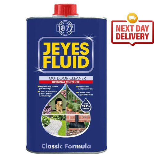Jeyes Fluid Classic Formula (1L Tin) Multi Use Disinfectant Liquid - Kills 99.9%