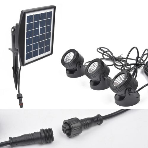 LED Solar Light RGB Changing Submersible Lamp Underwater Garden Pool Pond Lights — image 7
