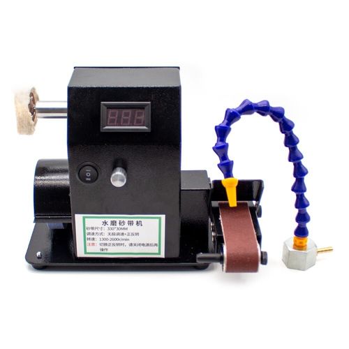 Water Cooled Knife Sharpener Automatic Electric Belt Sander Sharpening Machine — image 5