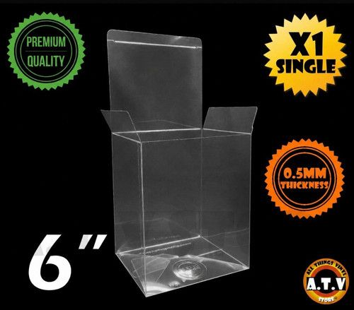 ATV Protectors / Cases / for 6" Funko Pop Vinyl 0.50mm Thickness (1-10 pack)