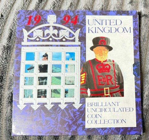 1994 The Royal Mint UK Brilliant Uncirculated 8 Coin Set Collection